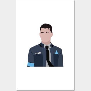 Detroit Become Human Connor Digital Art Posters and Art